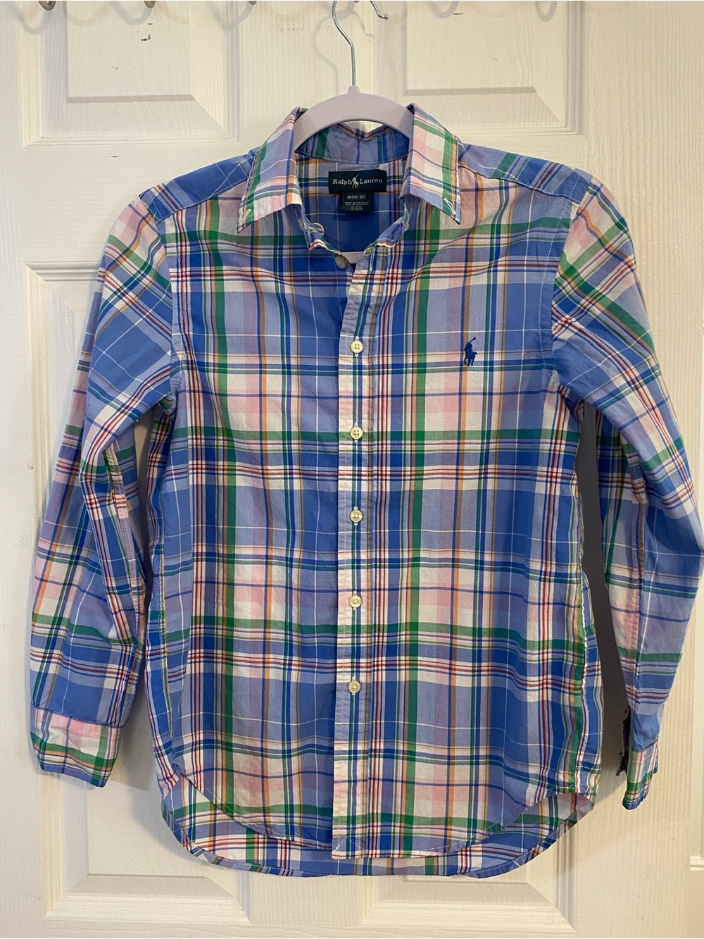 Boys Ralph Lauren Multicolor Plaid Button-Down Shirt